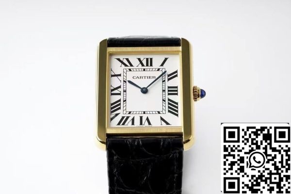 Cartier Tank Quartz W5200004 1 1 Best Edition AF Factory Weißes Zifferblatt US Replica Uhr 1266 Cartier Tank Quartz W5200004 1:1 Best Edition AF Factory Weißes Zifferblatt