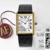 Cartier резервоар кварц W5200004 1 1 най-доброто издание AF фабрика бял циферблат САЩ реплика часовник 8441 Cartier резервоар кварц W5200004 1: 1 най-доброто издание AF фабрика бял циферблат