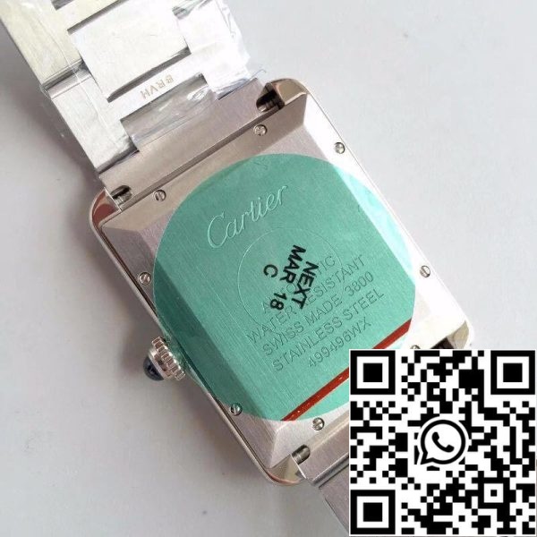 Cartier Tank Solo W5200028 ZF Factory 1 1 Najlepsza edycja Szwajcarski zegarek ETA9015 Biała tarcza USA Replika zegarka 3477 Cartier Tank Solo W5200028 ZF Factory 1:1 Najlepsza edycja Szwajcarski zegarek ETA9015 Biała tarcza