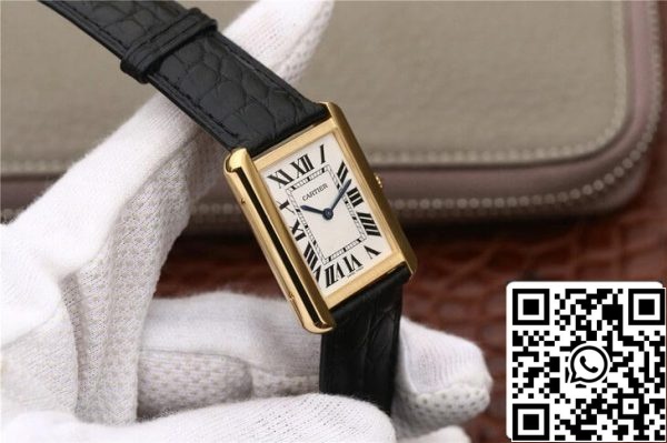 Cartier Tank W5200002 1 1 Best Edition K11 Factory Guldfodral US Replica Watch 3051 Cartier Tank W5200002 1:1 Best Edition K11 Factory Guldfodral