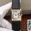 Cartier Tank W5200002 1 1 Best Edition K11 Factory Gold Case US Replica Uhr 5562 Cartier Tank W5200002 1:1 Best Edition K11 Factory Gold Case