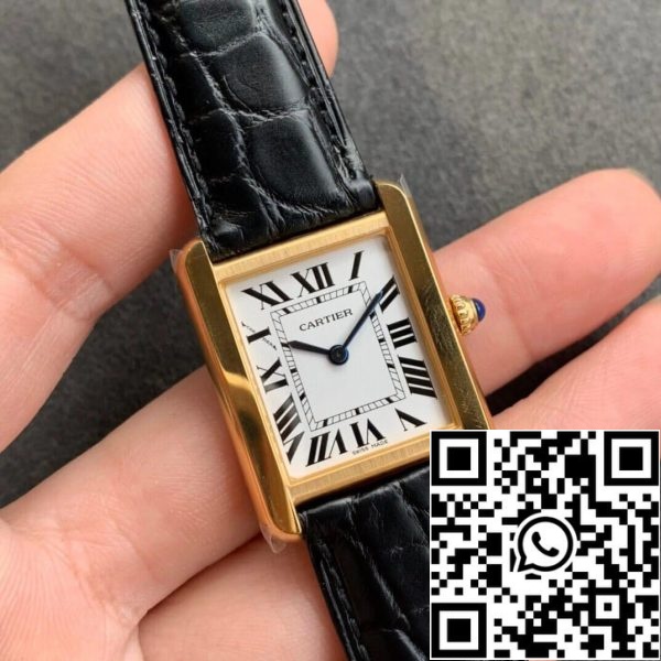 Cartier Tank W5200004 1 1 Melhor Edição K11 Fábrica Mostrador Branco EUA Réplica Relógio 5415 Cartier Tank W5200004 1:1 Melhor Edição K11 Fábrica Mostrador Branco