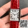 Cartier Tank W5200005 1:1 Best Edition K11 Factory White Dial US Replica Zegarek 7379 Cartier Tank W5200005 1:1 Best Edition K11 Factory White Dial