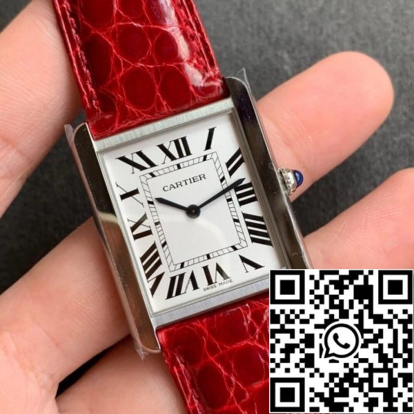 Cartier Tank W5200005 1 1 Best Edition K11 Factory White Dial Yhdysvaltain Replica katsella 9491 Cartier Tank W5200005 1: 1 Best Edition K11 Factory White Dial