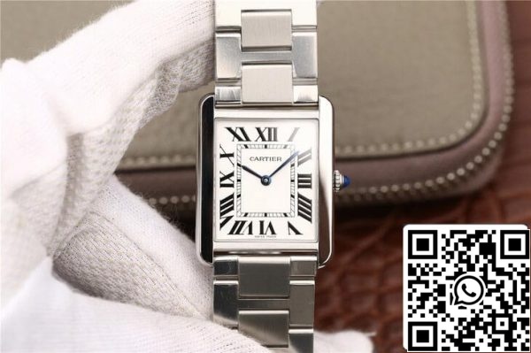 Cartier Tank W5200013 1 1 Best Edition K11 Factory rozsdamentes acél US Replica óra 4485 Cartier Tank W5200013 1:1 Best Edition K11 Factory rozsdamentes acélból