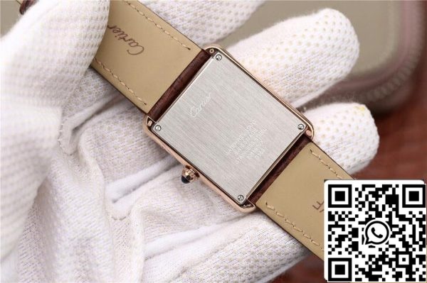 Cartier Tank W5200025 1 1 Best Edition K11 Factory Rose Gold US Replica Watch 9561 Cartier Tank W5200025 1:1 Best Edition K11 Factory Rose Gold