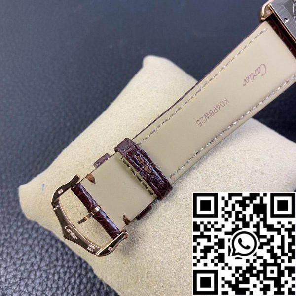 Cartier Tank W5200026 1 1 Najboljša izdaja AF Factory Rose Gold primeru ZDA replika Watch 9200 Cartier Tank W5200026 1: 1 Najboljša izdaja AF Factory Rose Gold primeru