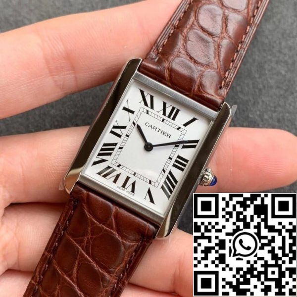 Cartier Tank WSTA0028 1 1 Най-доброто издание K11 фабрика кафява каишка САЩ реплика часовник 4674 Cartier Tank WSTA0028 1: 1 Най-доброто издание K11 фабрика кафява каишка