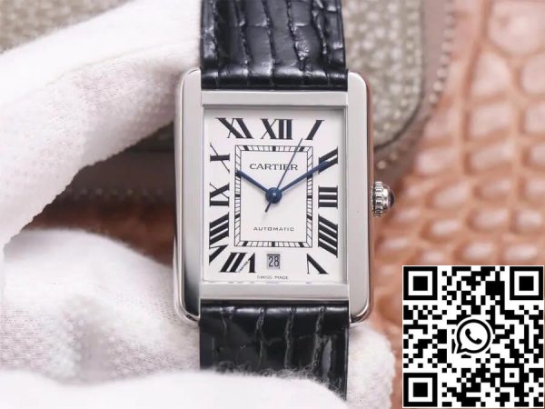 Cartier Tank WSTA0029 1 1 Лучшее издание V9 завод белый циферблат США Реплика часы 6426 Cartier Tank WSTA0029 1:1 Лучшее издание V9 завод белый циферблат