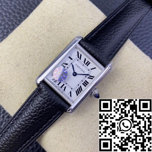 Cartier Tank WSTA0042 1 1 Best Edition AF εργοστάσιο δερμάτινο λουράκι ΗΠΑ Replica ρολόι 1907 Cartier Tank WSTA0042 1: 1 Best Edition AF εργοστάσιο δερμάτινο λουράκι