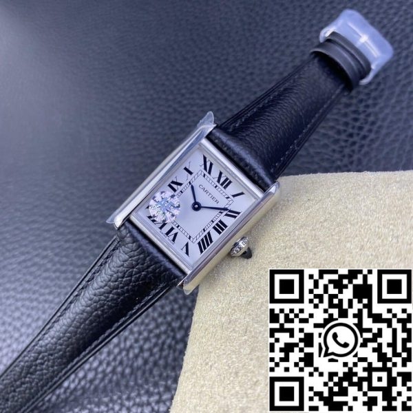 Cartier Tank WSTA0042 1 1 Best Edition AF Factory läderrem US Replica Klocka 3310 Cartier Tank WSTA0042 1:1 Best Edition AF Factory läderrem