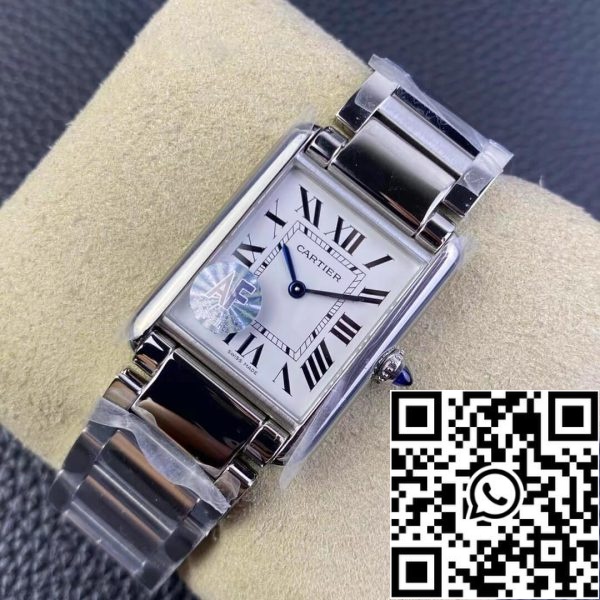 Cartier Tank WSTA0052 1 1 Best Edition AF Factory ruostumattomasta teräksestä tapauksessa Yhdysvaltain Replica katsella 4079 Cartier Tank WSTA0052 1:1 Best Edition AF Factory ruostumattomasta teräksestä tapauksessa