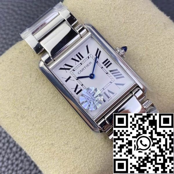 Cartier Tank WSTA0052 1 1 Best Edition AF Factory Stainless Steel Case US Replica Watch 8010 Cartier Tank WSTA0052 1:1 Best Edition AF Factory Stainless Steel Case