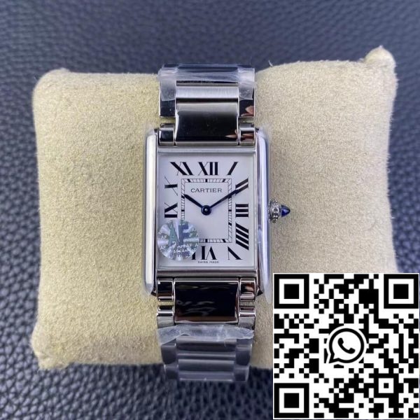 Cartier Tank WSTA0052 1 1 Best Edition AF Factory rozsdamentes acél tok USA Replica Watch 890 Cartier Tank WSTA0052 1:1 Best Edition AF Factory rozsdamentes acél tok