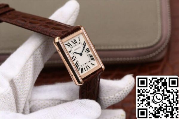 Cartier Tank WT200005 1 1 1 Najboljša izdaja K11 Factory White Dial ZDA replika Watch 3700 Cartier Tank WT200005 1: 1 Najboljša izdaja K11 Factory White Dial