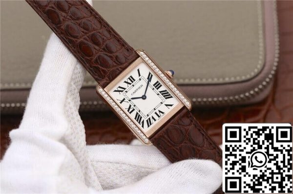 Cartier Tank WT200005 1 1 Best Edition K11 Factory White Dial US Replica Watch 5362 Cartier Tank WT200005 1 1 Best Edition K11 Factory White Dial