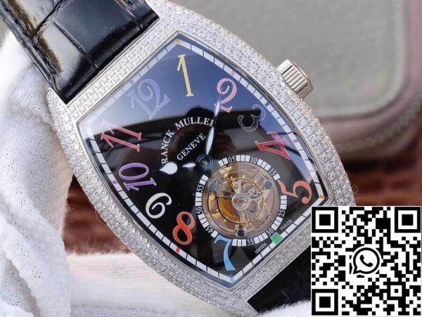 Franck Muller Crazy Color Dreams Tourbillon 8880 1 1 Best Edition Swiss Tourbillon Replica Orologio 758 Franck Muller Crazy Color Dreams Tourbillon 8880 1:1 Best Edition Swiss Tourbillon