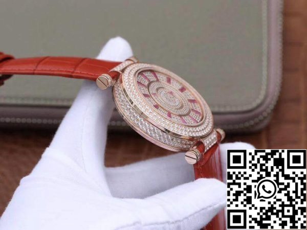 Franck Muller DM Rose Gold Double Mystery Diamond Ruby DM42D2RCD GS Factory 1 1 Best Edition Swiss FM 800 US Replica Orologio 1566 Franck Muller DM Rose Gold Double Mystery Diamond Ruby DM42D2RCD GS Factory 1:1 Best Edition Swiss FM.800