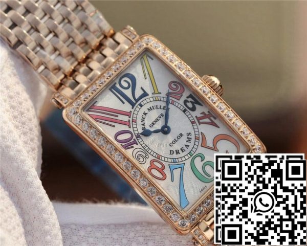 Franck Muller LONG ISLAND 952 Ladies 1 1 Best Edition ABF Factory Rose Gold z diamanti ZDA replika Watch 3002 Franck Muller LONG ISLAND 952 Ladies 1: 1 Best Edition ABF Factory Rose Gold z diamanti