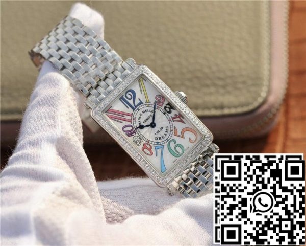 Franck Muller LONG ISLAND 952 Ladies 1 1 Best Edition ABF Factory Silvery White Dial ΗΠΑ Ρολόι Replica 5716 Franck Muller LONG ISLAND 952 Ladies 1:1 Best Edition ABF Factory Silvery White Dial