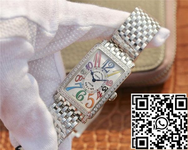 Franck Muller LONG ISLAND 952 Ladies 1 1 Best Edition ABF Factory Silvery White Dial ΗΠΑ Ρολόι Replica 5953 Franck Muller LONG ISLAND 952 Ladies 1:1 Best Edition ABF Factory Silvery White Dial