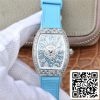 Franck Muller Ladies Collection V 32 SC AT FO D CD BL 1 1 Best Edition ABF Factory Diamond set Dial US Replica Watch 3091 Franck Muller Ladies Collection V 32 SC AT FO D CD (BL) 1:1 Best Edition ABF Factory Diamond set Dial