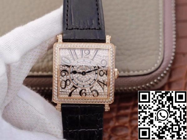 Franck Muller Master Square Ladies 6002 M QZ D GF Factory 1 1 Best Edition švicarski Quartz ZDA replika Watch 1637 Franck Muller Master Square Ladies 6002 M QZ D GF Factory 1: 1 Best Edition švicarski Quartz