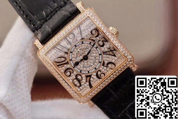 Franck Muller Master Square Ladies 6002 M QZ D GF Factory 1 1 Лучшее издание Швейцарский кварц США Реплика Смотреть 7032 Franck Muller Master Square Ladies 6002 M QZ D GF Factory 1:1 Лучшее издание Швейцарский кварц