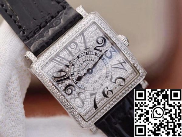 Franck Muller Master Square Señoras 6002 M QZ D GF Factory 1 1 Mejor Edición de cuarzo suizo esfera de plata EE.UU. Reloj Replica 3216 Franck Muller Master Square Señoras 6002 M QZ D GF Factory 1 1 Mejor Edición de cuarzo suizo esfera de plata