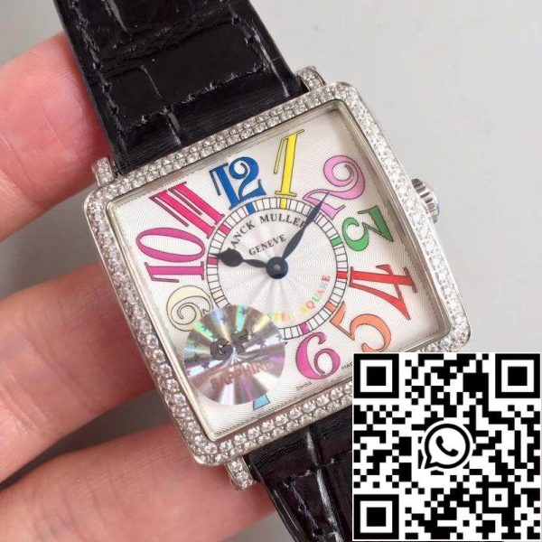 Franck Muller Master Square Ladies 6002 M QZ R GF Factory 1:1 Best Edition Swiss Quartz US Replica Zegarek 2003 Franck Muller Master Square Ladies 6002 M QZ R GF Factory 1:1 Best Edition Swiss Quartz