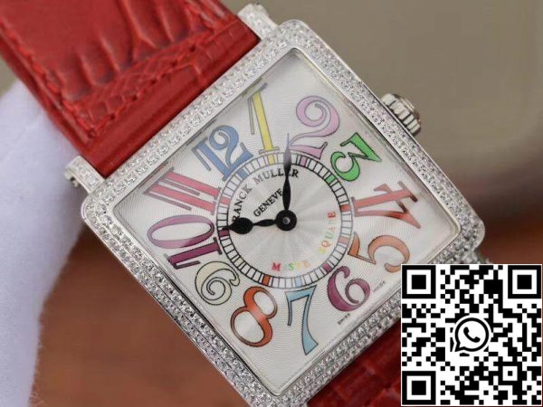 Franck Muller Master Square Ladies 6002 M QZ R GF Factory 1 1 Най-доброто издание швейцарски часовник реплика в бял циферблат US Replica Watch 1677 Franck Muller Master Square Ladies 6002 M QZ R GF Factory 1: 1 Най-доброто издание швейцарски часовник реплика в бял циферблат