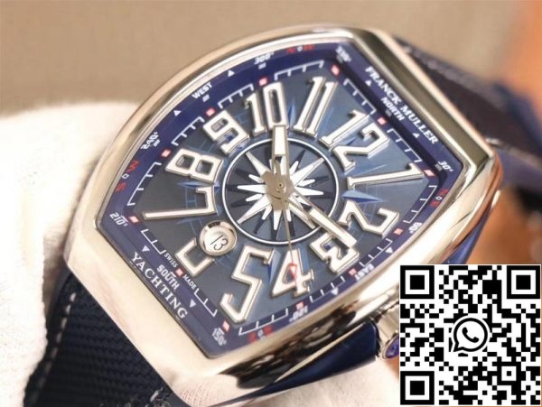 Franck Muller Mens Collection V 45 SC DT AC BL 1 1 Най-доброто издание ZF Factory Blue Dial Swiss ETA9015 САЩ реплика часовник 5848 Franck Muller Mens Collection V 45 SC DT AC BL 1:1 Най-доброто издание ZF Factory Blue Dial Swiss ETA9015