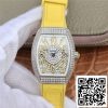 Franck Muller Vanguard Senhoras 1 1 Melhor Edição ABF Fábrica Bracelete Amarela EUA Réplica Relógio 7644 Franck Muller Vanguard Senhoras 1:1 Melhor Edição ABF Fábrica Bracelete Amarela