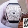 Franck Muller Vanguard V 45 SC DT 5N BC 1 1 Melhor Edição ZF Fábrica Mostrador Branco Suíço ETA9015 US Réplica Relógio 877 Franck Muller Vanguard V 45 SC DT 5N BC 1:1 Melhor Edição ZF Fábrica Mostrador Branco Suíço ETA9015