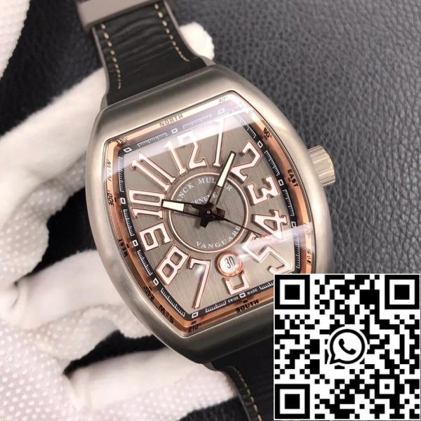 Franck Muller Vanguard V 45 SC DT TT BR 5N 1 1 Best Edition ZF Factory Titanium Metal US Replica Watch 1295 Franck Muller Vanguard V 45 SC DT TT BR 5N 1:1 Best Edition ZF Factory Titanium Metal