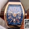 Franck Muller Vanguard V45 25° anniversario 1 1 Migliore edizione svizzera ETA2824 Blue Dial Diamond Marker Replica Orologio 6871 Franck Muller Vanguard V45 25° anniversario 1:1 Migliore edizione svizzera ETA2824 Blue Dial Diamond Marker