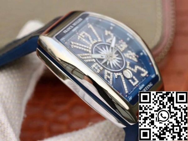 Franck Muller Vanguard V45 Синий Циферблат 1 1 Лучшее издание Швейцарский ETA2824 Синий Dia США Реплика Смотреть 1633 Franck Muller Vanguard V45 Синий Циферблат 1:1 Лучшее издание Швейцарский ETA2824 Синий Dia