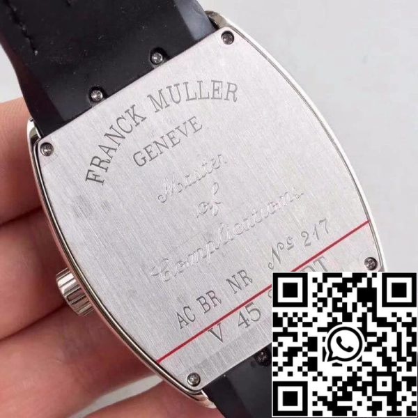 Franck Muller Vanguard V45 SC DT 1 1 Най-доброто издание швейцарски ETA2824 2 диаманти Dial САЩ реплика часовник 6877 Franck Muller Vanguard V45 SC DT 1: 1 Най-доброто издание швейцарски ETA2824-2 диаманти Dial