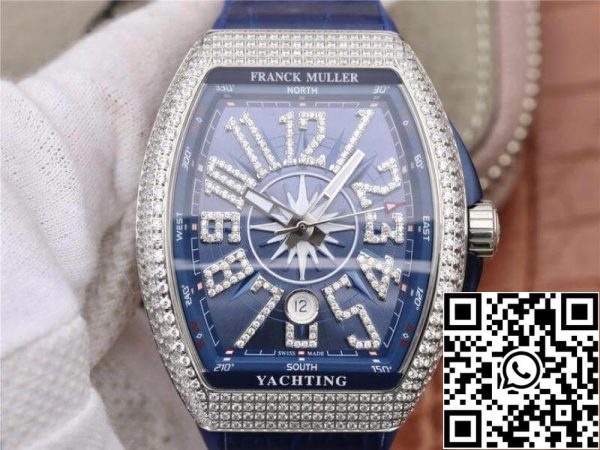 Franck Muller Vanguard V45 SC DT AC BL 1 1 Best Edition Sveitsin ETA2824 2 US Replica Watch 869 Franck Muller Vanguard V45.SC.DT.AC.BL 1:1 Best Edition Sveitsin ETA2824-2