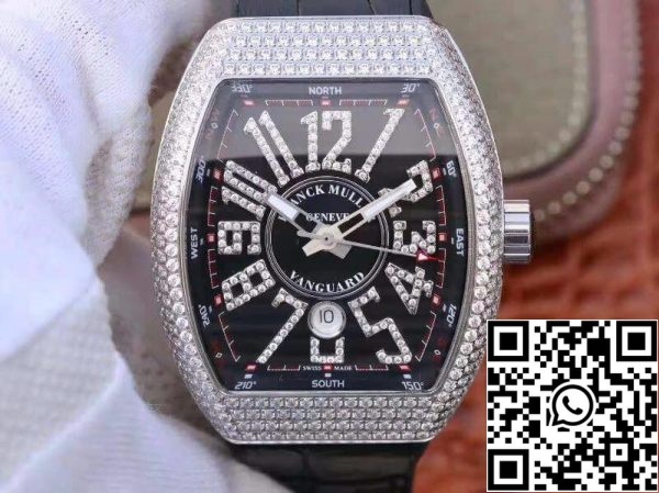 Franck Muller Vanguard V45 SC DT D NBR CD 5N NR 1 1 Best Edition Swiss ETA2824 2 US Replique Montres 6317 Franck Muller Vanguard V45.SC.DT.D.NBR.CD.5N.NR 1:1 Best Edition Swiss ETA2824-2