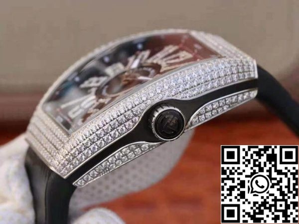 Franck Muller Vanguard V45 SC DT D NBR CD 5N NR 1 1 Best Edition Swiss ETA2824 2 US Replica Watch 9507 Franck Muller Vanguard V45.SC.DT.D.NBR.CD.5N.NR 1:1 Best Edition Swiss ETA2824-2