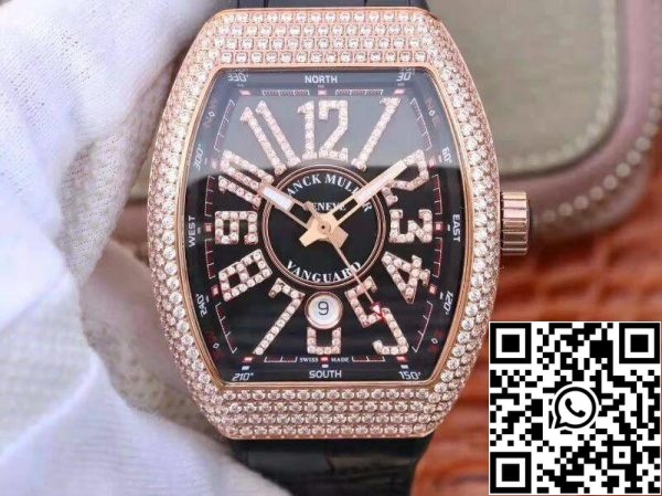 Franck Muller Vanguard V45 SC DT D NBR CD 5N NR 1 1 Best Edition Swiss ETA2824 2 rosegold US Replica Uhr 2515 Franck Muller Vanguard V45.SC.DT.D.NBR.CD.5N.NR 1:1 Best Edition Swiss ETA2824-2 rosegold