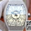 Franck Muller Vanguard V45 SC DT D NBR CD 5N NR 1 1 Best Edition Swiss ETA2824 Silver Dial US Replica Watch 6461 Franck Muller Vanguard V45.SC.DT.D.NBR.CD.5N.NR 1:1 Best Edition Swiss ETA2824 Silver Dial