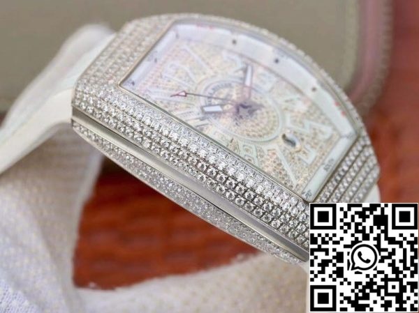 Franck Muller Vanguard V45 SC DT D NBR CD 5N NR 1 1 Best Edition Swiss ETA2824 US Replica Watch 7055 Franck Muller Vanguard V45.SC.DT.D.NBR.CD.5N.NR 1:1 Best Edition Swiss ETA2824