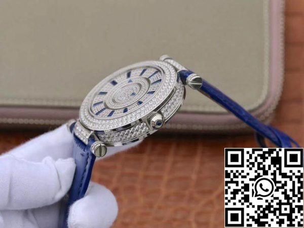 Franck Muller White Gold Double Mystery DM42D2RCD GS Factory 1 1 Best Edition Diamond Watch Swiss FM 800 US Replica Watch 692 Franck Muller White Gold Double Mystery DM42D2RCD GS Factory 1:1 Best Edition Diamond Watch Swiss FM.800