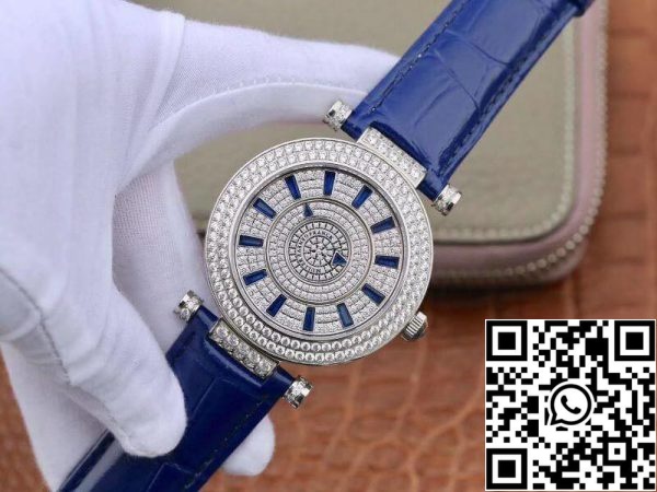 Franck Muller White Gold Double Mystery DM42D2RCD GS Factory 1 1 Best Edition Diamond Watch Swiss FM 800 ZDA replika Watch 8840 Franck Muller White Gold Double Mystery DM42D2RCD GS Factory 1: 1 Best Edition Diamond Watch Swiss FM.800