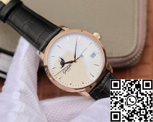 Glashutte Original Senator 1 36 04 04 04 02 01 Moonphase 18K Rosegold 1 1 Best Edition Swiss ETA36 03 White Dial US Replica Watch 2935 Glashutte Original Senator 1-36-04-04-02-01 Moonphase 18K Rosegold 1:1 Best Edition Swiss ETA36-03 White Dial