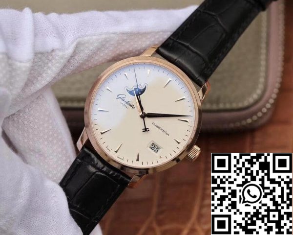 Glashutte Original Senator 1 36 04 04 02 01 Moonphase 18K Rosegold 1 1 Best Edition Swiss ETA36 03 White Dial US Replica Klocka 7741 Glashutte Original Senator 1-36-04-04-02-01 Moonphase 18K Rosegold 1:1 Best Edition Swiss ETA36-03 White Dial