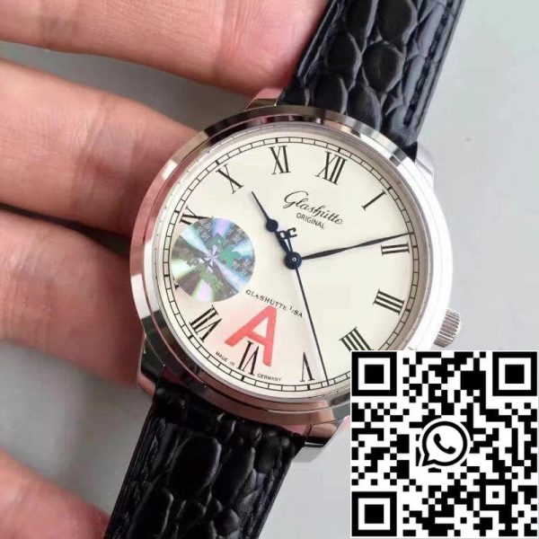 Glashutte Original Senator 1 39 59 01 02 04 FK Factory 1 1 Лучшее издание швейцарский ETA2824 белый циферблат США Реплика часы 9060 Glashutte Original Senator 1-39-59-01-02-04 FK Factory 1:1 Лучшее издание швейцарский ETA2824 белый циферблат