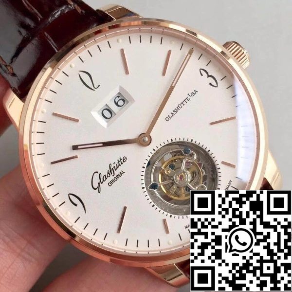 Glashutte Original Senator Excellence Tourbillon 1 1 Най-доброто издание швейцарски ETA94 03 САЩ реплика часовник 3454 Glashutte Original Senator Excellence Tourbillon 1: 1 Най-доброто издание швейцарски ETA94-03